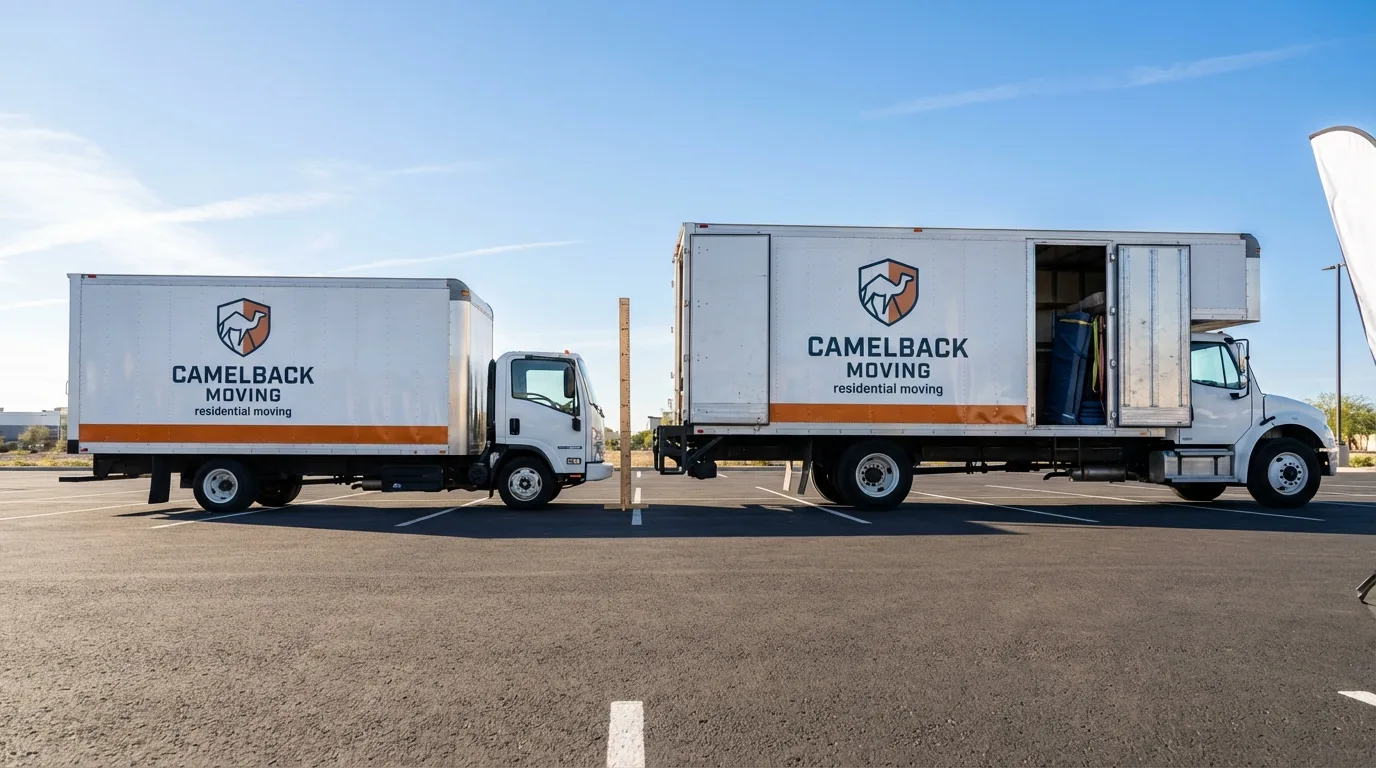 Moving truck size capacity guide in Emporium
